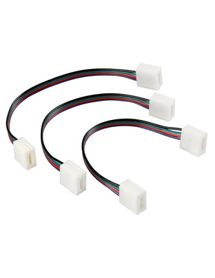 ΑΝΤΑΛΛΑΚΤΙΚΗ ΦΙΣΑ CONNECT-2 ΜΕ 4 PIN ΓΙΑ ΤΑΙΝΙΑ LED RGB 16cm 3 ΤΕΜ.