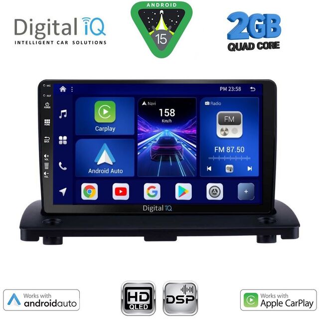 DIGITAL IQ BXC 3789_CPAA (9inc) MULTIMEDIA TABLET for VOLVO XC90 mod. 2002-2014