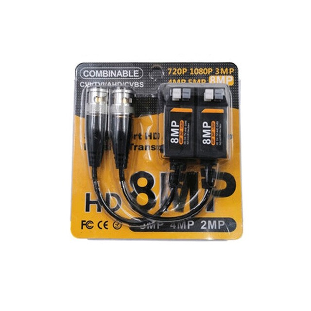 KIT HD ΠΑΘΗΤΙΚΟ BALUN ΒΙΝΤΕΟ 8MP XY-04177