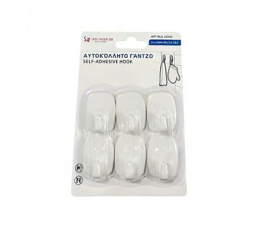 ΑΥΤΟΚΟΛΛΗΤΑ ΓΑΝΤΖΑΚΙΑ 25*33ΜΜ 6ΤΜΧ 0.5KG RLG-25330
