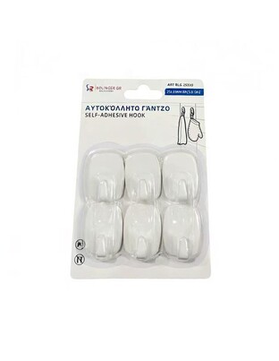 ΑΥΤΟΚΟΛΛΗΤΑ ΓΑΝΤΖΑΚΙΑ 25*33ΜΜ 6ΤΜΧ 0.5KG RLG-25330