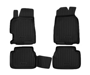 ΠΑΤΑΚΙΑ ΣΕ ΣΚΑΦΗ TPE ΛΑΣΤΙΧΟ ΓΙΑ MAZDA 6 4/5D 2002-2012  ΣΕ ΜΑΥΡΟ ΧΡΩΜΑ NOVLINE - 4 ΤΕΜ.
