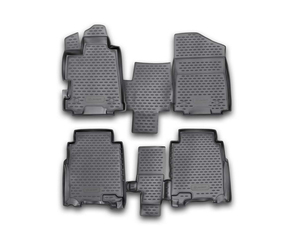 ΠΑΤΑΚΙΑ ΣΕ ΣΚΑΦΗ TPE ΛΑΣΤΙΧΟ ΓΙΑ HONDA FR-V 2004-2009  ΣΕ ΜΑΥΡΟ ΧΡΩΜΑ NOVLINE - 4 ΤΕΜ.