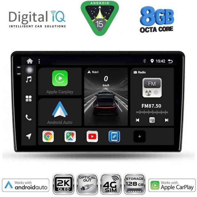 DIGITAL IQ BXK 20103B_CPAA (9inc) MULTIMEDIA TABLET for DACIA DUSTER mod. 2012-2019