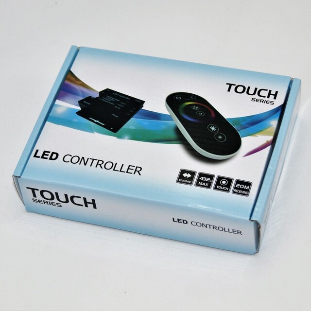LED CONTROLLER ΜΕ ΤΗΛΕΧΕΙΡΙΣΤΗΡΙΟ ΓΙΑ ΛΕΝΤΟΤΑΙΝΙΑ RGB GE-LI-2582