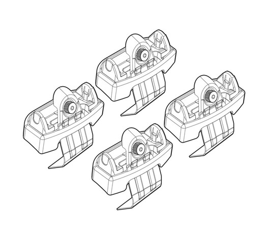 ΑΚΡΑ ΓΙΑ ΜΠΑΡΕΣ NORDRIVE ΓΙΑ FIAT TIPO 4/5D 12/15+ KIT