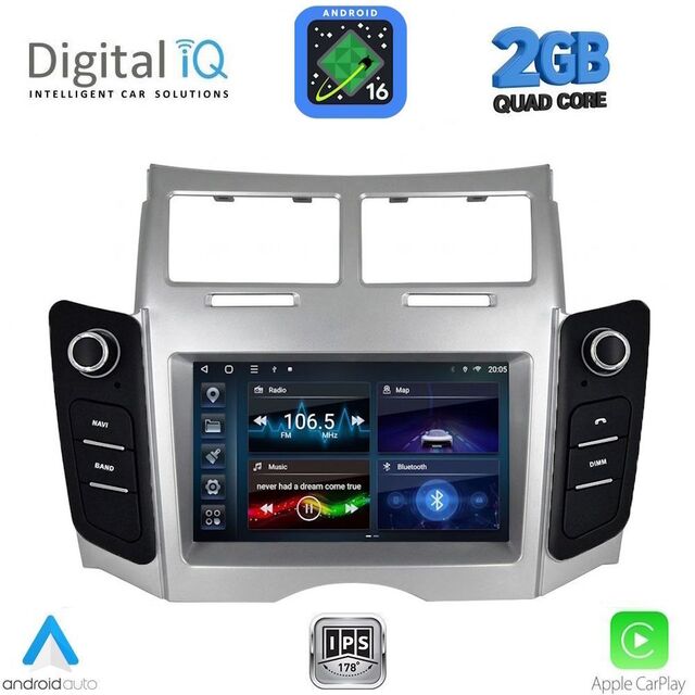 DIGITAL IQ BLD 229_CPA (7" DECK) MULTIMEDIA SYSTEM for TOYOTA YARIS mod. 2006-2011