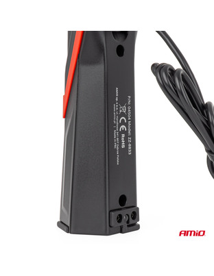Amio – Φακός Εργασίας LED COB 5W USB-C 2600mAh με Μαγνήτη & Γάντζο για Ισχυρό Φωτισμό & Ευελιξία – 1 Τεμ. (04504/AM)