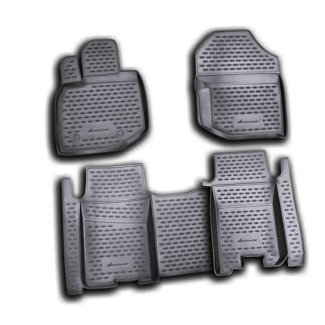 ΠΑΤΑΚΙΑ ΣΕ ΣΚΑΦΗ TPE ΛΑΣΤΙΧΟ ΓΙΑ HONDA JAZZ 10/2008-2015  ΣΕ ΜΑΥΡΟ ΧΡΩΜΑ NOVLINE - 4 ΤΕΜ.