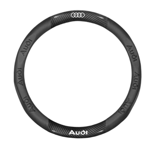 Κάλυμμα τιμονιού δερματίνη/look carbon 38cm - Audi