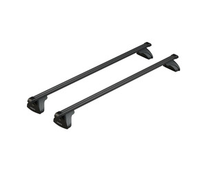 ΜΠΑΡΕΣ ΟΡΟΦΗΣ ΣΙΔΗΡΟΥ QUADRA XL 140 cm MAX-LOAD ΣΕΤ ΣΕ ΜΑΥΡΟ ΧΡΩΜΑ ΜΕ ΠΡΟΣΤΑΤΕΥΤΙΚΑ ΚΑΠΑΚΙΑ ΑΚΡΩΝ EVOS LP ΓΙΑ ΑΠΛΗ ΟΡΟΦΗ NORDRIVE - 2 ΤΕΜ.