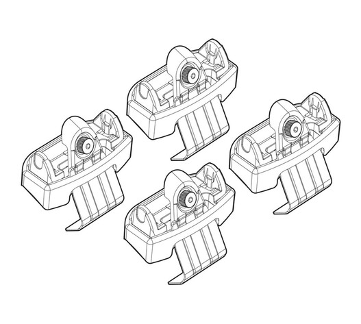 ΑΚΡΑ ΓΙΑ ΜΠΑΡΕΣ NORDRIVE ΓΙΑ FORD S-MAX 10/15+ KIT