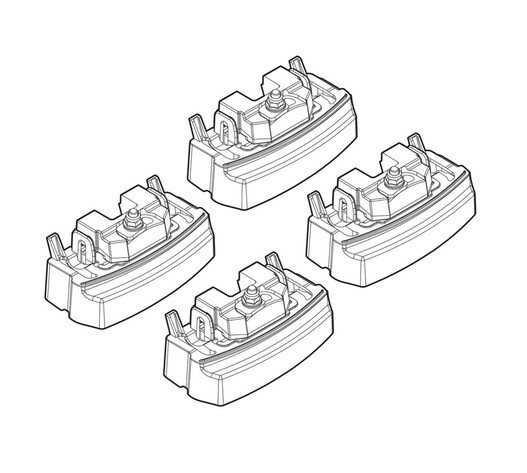 ΑΚΡΑ ΓΙΑ ΜΠΑΡΕΣ NORDRIVE ΓΙΑ MERCEDES CLA C117 4D 02/13+ KIT