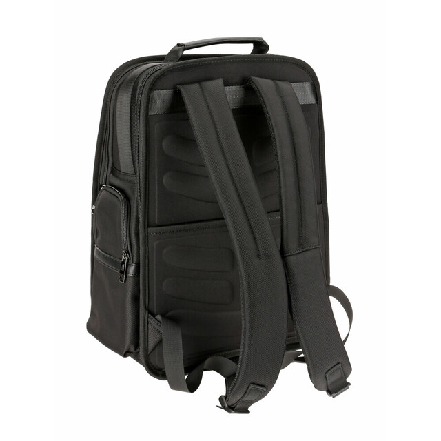ΤΣΑΝΤΑ ΠΛΑΤΗΣ BACK PACK ZAINO BK-01 ΣΕ ΜΑΥΡΟ ΧΡΩΜΑ 32x45x22cm