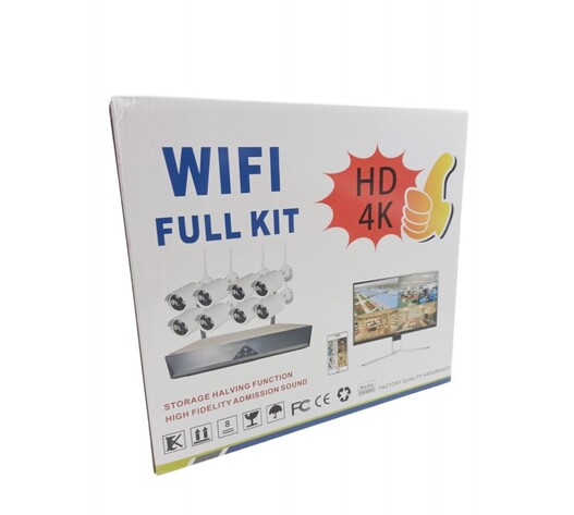 ΣΥΣΤΗΜΑ CCTV ΜΕ 8 ΑΣΥΡΜΑΤΕΣ ΚΑΜΕΡΕΣ WIFI HL-130W-8