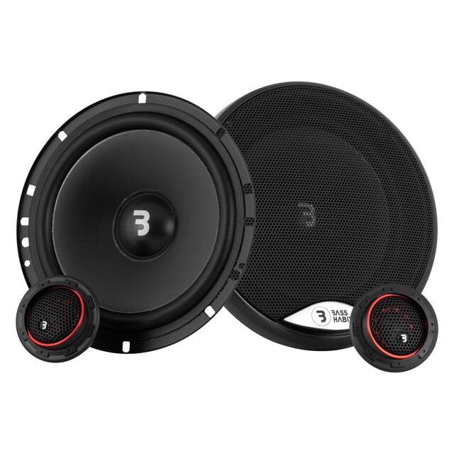 Διαιρούμενο ηχείο αυτοκινήτου 6.5" 120W 4 ohms Bass Habit Play P165C