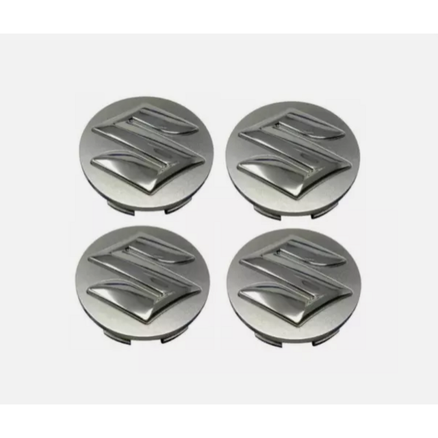 Τάπες για κέντρο ζάντας ασημί 54-58mm - Suzuki