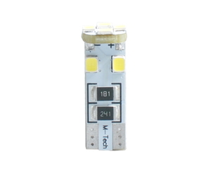 T10 W5W 12V W2,1x9,5d LED 8xSMD3528 ΛΕΥΚΟ (ΚΑΡΦΩΤΟ CAN-BUS) 1ΤΕΜ. M-TECH