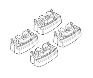 ΑΚΡΑ ΓΙΑ ΜΠΑΡΕΣ NORDRIVE ΓΙΑ MERCEDES CLA C117 03/15+ KIT