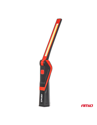 Amio – Φακός Εργασίας LED COB 5W USB-C 2600mAh με Μαγνήτη & Γάντζο για Ισχυρό Φωτισμό & Ευελιξία – 1 Τεμ. (04504/AM)