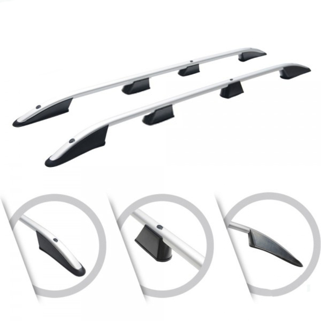 ΜΠΑΡΕΣ ΟΡΟΦΗΣ ΓΙΑ FORD TRANSIT CONNECT / TOURNEO CONNECT / VW CADDY 2021+ ΠΑΡΑΛΛΗΛΕΣ L1 ΑΛΟΥΜΙΝΙΟΥ ΑΣΗΜΙ ΟMTEC - 2 TEMΑΧΙΑ
