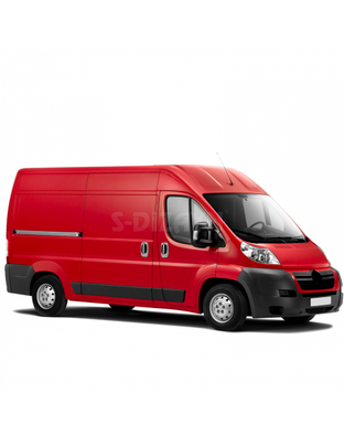 ΧΕΡΟΥΛΙΑ ΠΟΡΤΑΣ ΓΙΑ CITROEN JUMPER 2006+  ΧΡΩΜΙΟ ΠΛΑΣΤΙΚΑ 8ΤΕΜ.