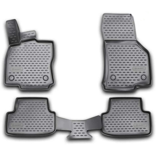 ΠΑΤΑΚΙΑ ΣΕ ΣΚΑΦΗ TPE ΛΑΣΤΙΧΟ ΓΙΑ VW GOLF 7 3D / 5D 11/2012-2020  ΣΕ ΜΑΥΡΟ ΧΡΩΜΑ NOVLINE - 4 ΤΕΜ.