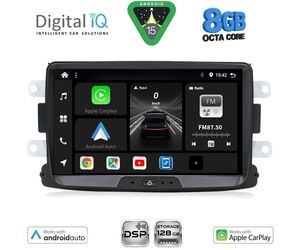 DIGITAL IQ BXF 733_CPAA (8" DECK) MULTIMEDIA SYSTEM for DACIA mod. 2012-2019 - RENAULT CAPTURE mod. 2013-2021
