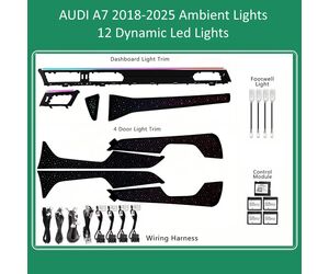 DIQ AMBIENT AUDI A7 (4K7) DYN (Digital iQ Ambient Light for Audi A7 mod. 2018-2025 with 12 Dynamic Lights)