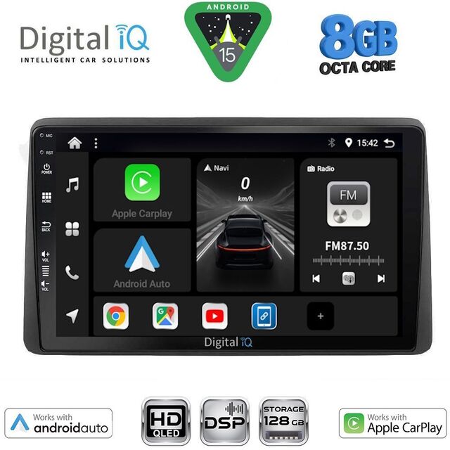 DIGITAL IQ BXF 7450_CPAA (10inc) MULTIMEDIA TABLET for NISSAN NAVARA D22 mod. 1998-2004