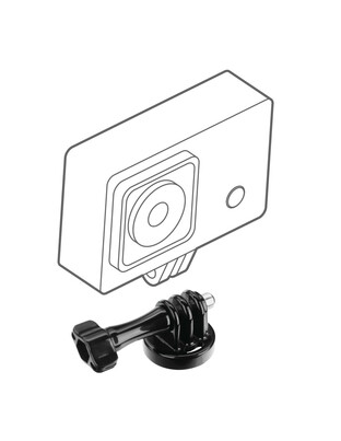 Αντάπτορας Μεταφοράς για Action Camera της σειράς Optiline με σύστημα Duolock, συμβατός με Βάσεις Στήριξης Κινητού ή Action Camera Optiline και Θήκες για Action Cameras