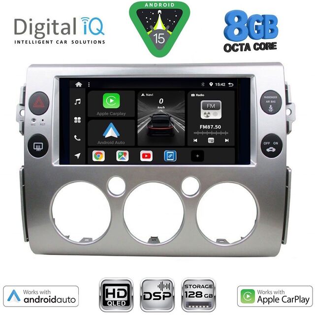 DIGITAL IQ BXF 18717_CPAA (9inc) MULTIMEDIA TABLET for TOYOTA FJ CRUISER mod. 2007-2022