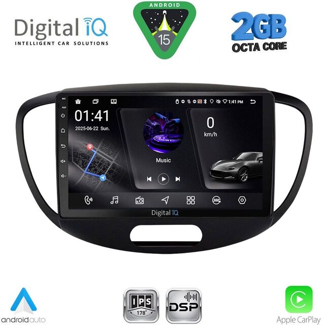 DIGITAL IQ RSF 4223_CPA (9inc) MULTIMEDIA TABLET for HYUNDAI i10 mod. 2008-2013