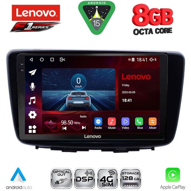 LENOVO SSR 10672_CPA (9inc) MULTIMEDIA TABLET for SUZUKI BALENO mod. 2016-2022