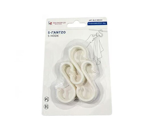 ΓΑΝΤΖΑΚΙΑ ΣΕ ΣΧΗΜΑ S 27*27*55ΜΜ 9ΤΜΧ 1KG RLG-88000