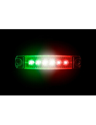 ΦΩΣ ΟΓΚΟΥ 6LED ΣΗΜΑΙΑ ΙΤΑΛΙΑΣ (ΠΡΑΣΙΝΟ/ΛΕΥΚΟ/ΚΟΚΚΙΝΟ) SMD 12/24V 96mm  LAMPA - 1 ΤΕΜ.