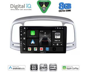 DIGITAL IQ BXF 7249SL_CPAA (9inc) MULTIMEDIA TABLET for HYUNDAI ACCENT mod. 2005-2012 (SILVER)