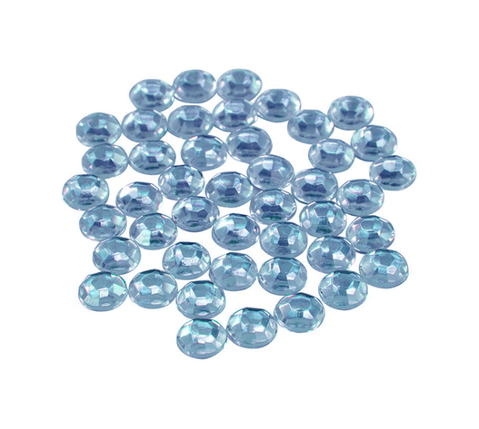 ΔΙΑΚΟΣΜΗΤΙΚΑ STRASS ΜΠΛΕ 50τμχ. 8mm