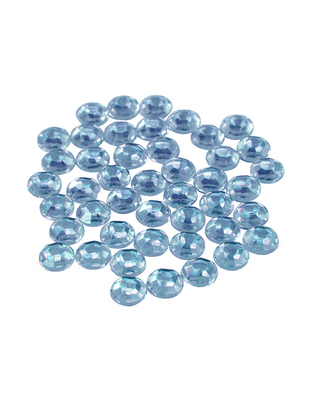ΔΙΑΚΟΣΜΗΤΙΚΑ STRASS ΜΠΛΕ 50τμχ. 8mm