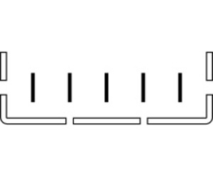 PEUGEOT 106/405 ΜΟΝΟΣ 5PIN ΔΙΑΚ.ΠΑΡΑΘ. orig.6552.V0 - V1