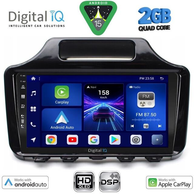 DIGITAL IQ BXC 3779_CPAA (9inc) MULTIMEDIA TABLET for TOYOTA IQ mod. 2008-2015 with ORIG. NAVI