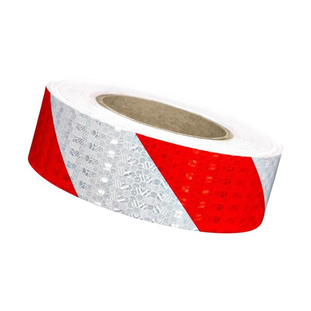 RCHANG ΑΝΑΚΛΑΣΤΙΚΗ ΤΑΙΝΙΑ ΚΟΚΚΙΝΟ-ΛΕΥΚΟ PVC 5cm*5m W15230-8