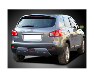 ΠΙΣΩ SPOILER AΣΗΜΙ ΠΛAΣΤΙΚΟ ΓΙΑ NISSAN QASΗQAI J10 2007 - 2009 MOTORDROME
