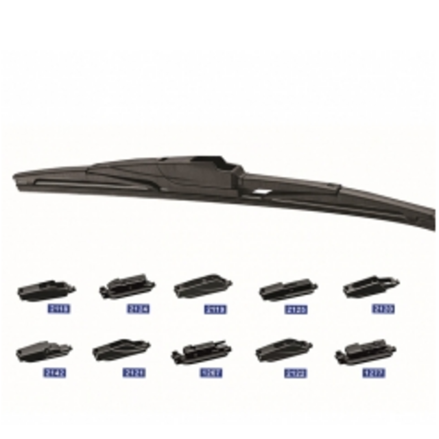 Πίσω υαλοκαθαριστήρας με 10 αντάπτορες 11'' 275mm