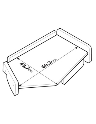 VOLVO FH SERIE 4 09/2012+ ΜΕ ΣΥΡΤΑΡΙ ΤΡΑΠΕΖΑΚΙ ΤΑΜΠΛΩ  TRUCK TABLE