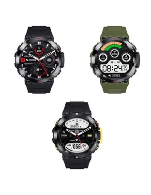 ALUMINIUM SMARTWATCH ΜΕ ΠΑΛΜΟΓΡΑΦΟ AK45