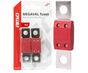 Amio - ΑΣΦΑΛΕΙΕΣ MEGAVAL 80A - 2 Τεμ. (03462/AM)