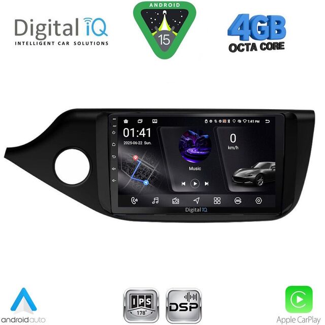 DIGITAL IQ RSG 6302_CPA (9inc) MULTIMEDIA TABLET for KIA CEED  mod. 2012-2018