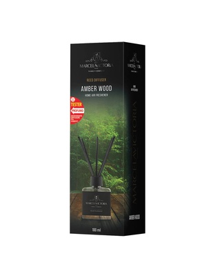 ΑΡΩΜΑΤΙΚΟ ΧΩΡΟΥ 100ml ΜΕ STICKS - AMBER WOOD