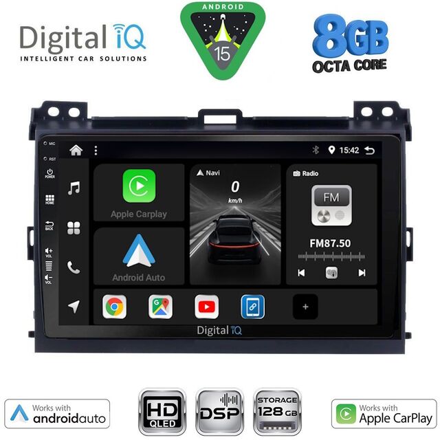 DIGITAL IQ BXF 7723_CPAA (9inc) MULTIMEDIA TABLET for TOYOTA LANDCRUISER mod. 2002-2008